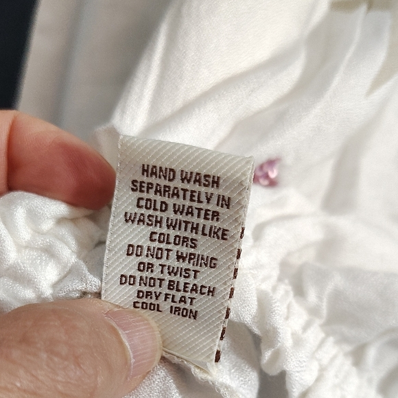 Surf Gypsy Cream Off-Shoulder Star & Embroidered Tassel Blouse - Picture 8 of 8